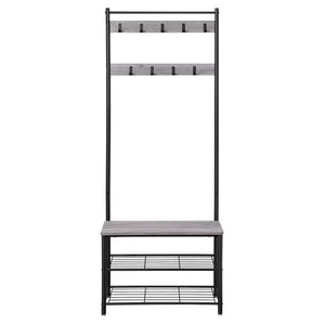 Greige Parke 27.6'' Wide Hall Tree with Bench and Shoe Storage
