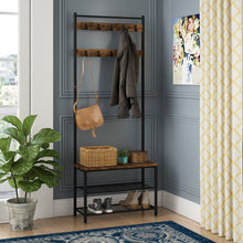 Load image into Gallery viewer, Parke 27.6&#39;&#39; Wide Hall Tree with Bench and Shoe Storage

