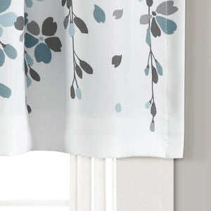 Parmar Floral Tailored 52'' Window Valance, set of 2