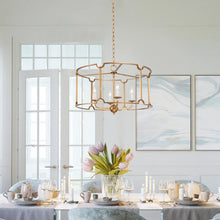 Load image into Gallery viewer, Parmer 4 - Light Candle Style Drum Chandelier
