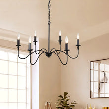 Load image into Gallery viewer, Parrett 6 - Light Candle Style Classic Chandelier
