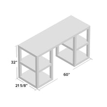 Load image into Gallery viewer, White Parsons 60&quot; Computer Desk MRM4116
