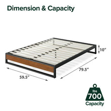 Load image into Gallery viewer, Queen Parthenia Low Profile Platform Bed
