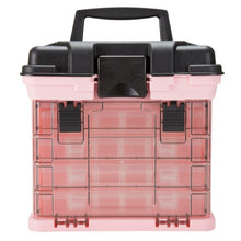 Load image into Gallery viewer, Pink Parts and Crafts Tool Box with 4 Organizer (ND192)
