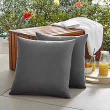 Load image into Gallery viewer, Parvati Outdoor Square Pillow Cover &amp; Insert, 22 x 22 (Set of 2)
