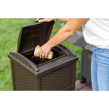Load image into Gallery viewer, Patio 33 Gallon Curbside Trash &amp; Recycling Bin
