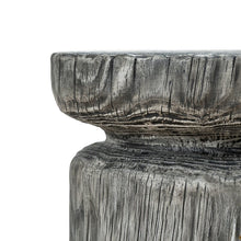 Load image into Gallery viewer, Patio Sense Burna Round Garden Stool,Washed Gray
