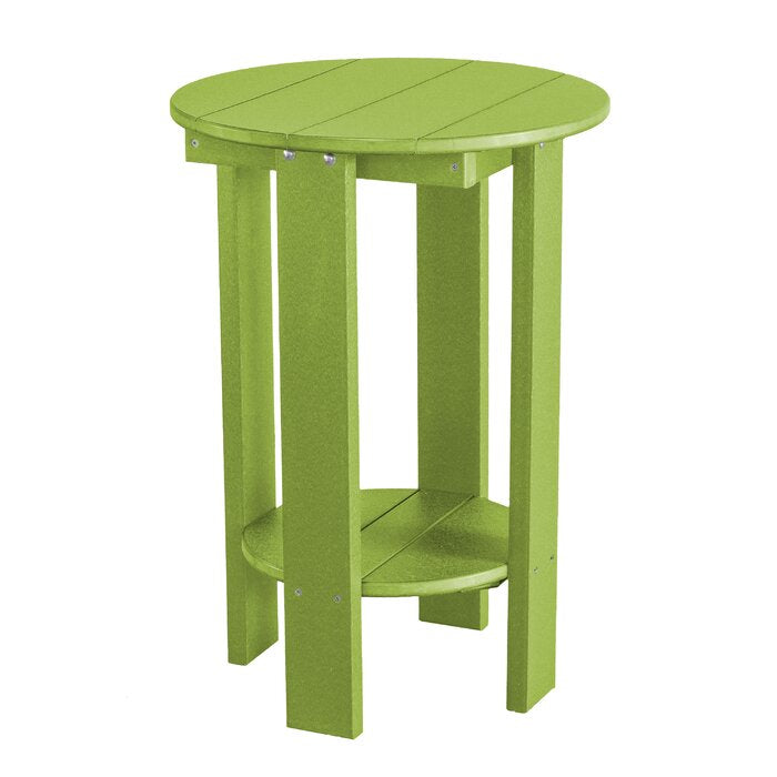 Round Side Table in Tropical Green Color #9483