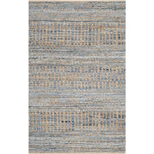 Load image into Gallery viewer, Pauleth Handmade Flatweave Jute/Sisal Area Rug in Natural/Blue 2&#39; x 3&#39;
