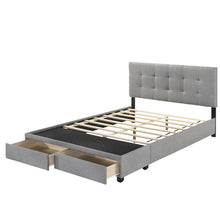 Load image into Gallery viewer, Pawling Tufted Upholstered Low Profile Storage Platform Bed, King
