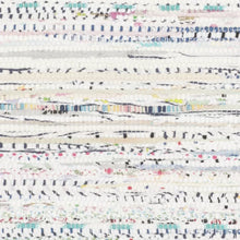 Load image into Gallery viewer, Paynter Handmade Flatweave Cotton Area Rug in Ivory/Yellow 4&#39; round
