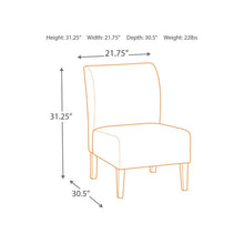 Load image into Gallery viewer, Peabody 21.75'' Wide Slipper Chair MRM2552
