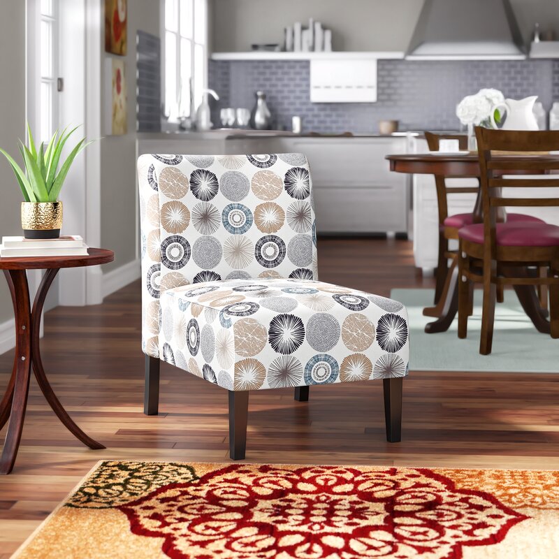 Wide slipper chair on sale