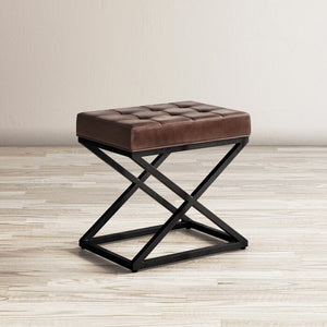 Pearson Leather Ottoman