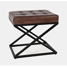 Load image into Gallery viewer, Pearson Leather Ottoman
