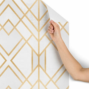Peel & Stick Geometric Wallpaper