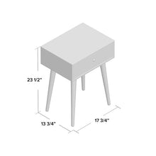 Load image into Gallery viewer, Pelham End Table with Storage, Restoration Gray #2310HW

