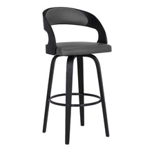 Load image into Gallery viewer, Black Pensacola Swivel Counter Stool (26&quot; Seat Height)
