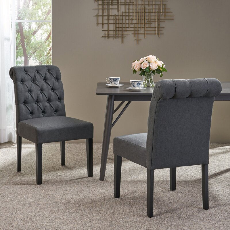 Perales Upholstered Dining Chair (Set of 2) 7225