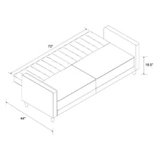 Load image into Gallery viewer, Perdue 81.5&#39;&#39; Square Arm Sleeper
