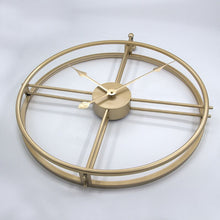 Load image into Gallery viewer, 20&quot; H x 20&quot; W x 2&quot; D Gold Perez Wall Clock 4675RR
