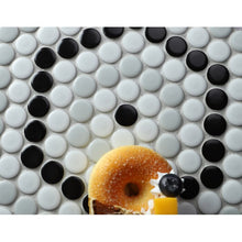 Load image into Gallery viewer, Perfection 1&quot; x 1&quot; Porcelain Penny Round Mosaic Wall &amp; Floor Tile, (Set of 33) - 3 Boxes
