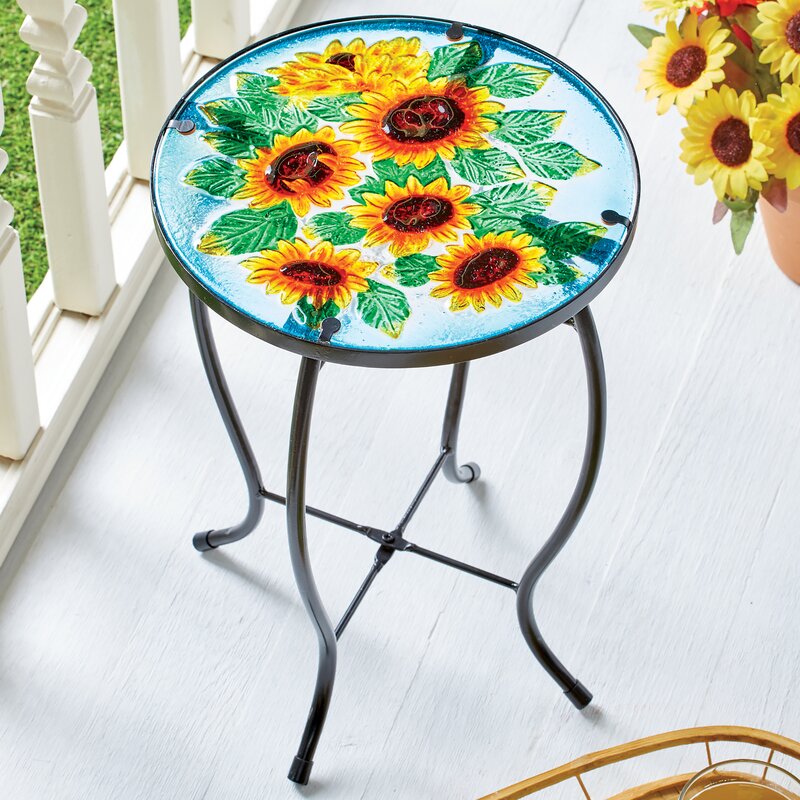 Persei Glass End Table