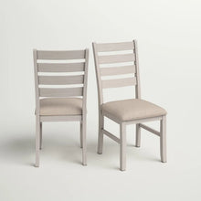 Load image into Gallery viewer, Peterlee Ladder Back Side Chair in White (Set of 2)

