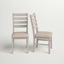 Load image into Gallery viewer, Peterlee Ladder Back Side Chair in White (Set of 2)
