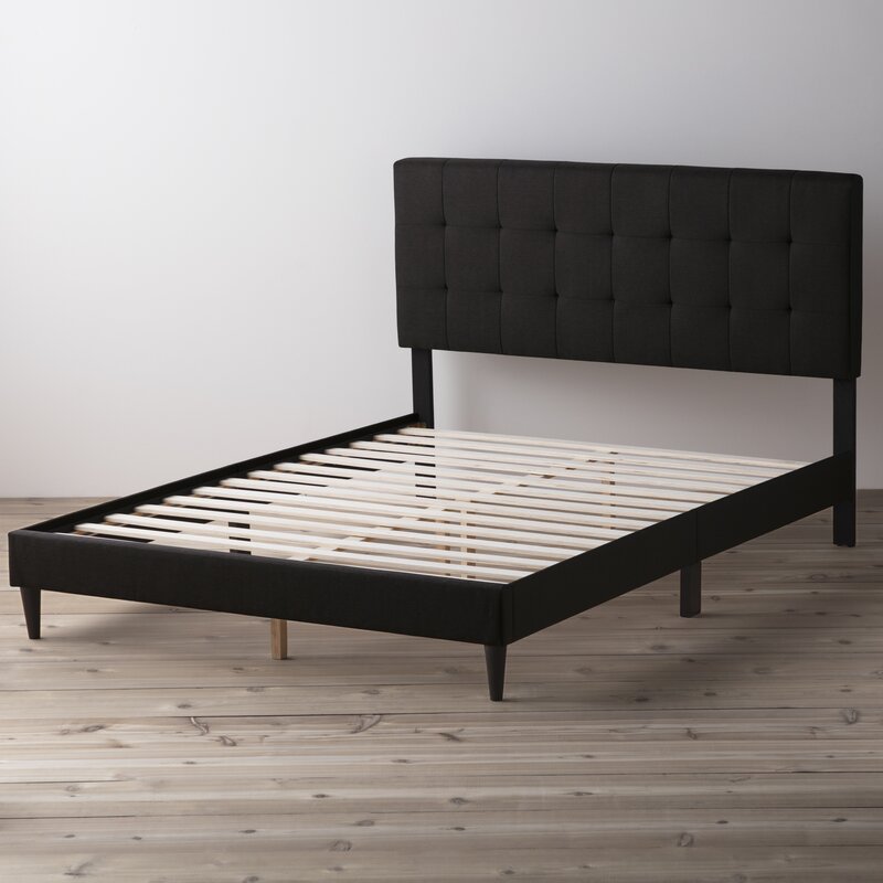Peters Tufted Upholstered Low Profile Platform Bed 3468RR