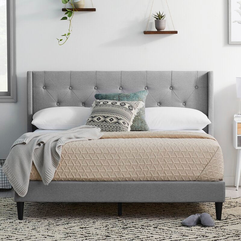 Petersen Tufted Upholstered Low Profile Platform Bed 4404RR