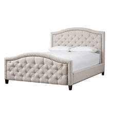 Load image into Gallery viewer, Queen Light Beige Petersfield Tufted Upholstered Headboard (Headboard ONLY) AP698
