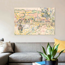 Load image into Gallery viewer, 8&quot; H x 12&quot; W x 0.75&quot; D &#39;Petit Andely-The River Bank&#39; Print on Canvas MRM/GL2637
