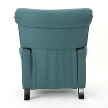 Load image into Gallery viewer, Petit Fabric Push Back Manual Recliner (Dark Teal) - 627CE
