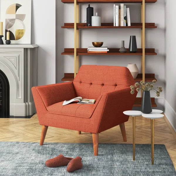 Petrin Modern Button Tufted Armchair