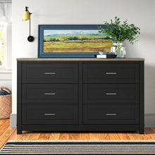 Load image into Gallery viewer, Pettigrew 6 Drawer 54&#39;&#39; W Double Dresser
