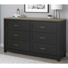 Load image into Gallery viewer, Pettigrew 6 Drawer 54&#39;&#39; W Double Dresser
