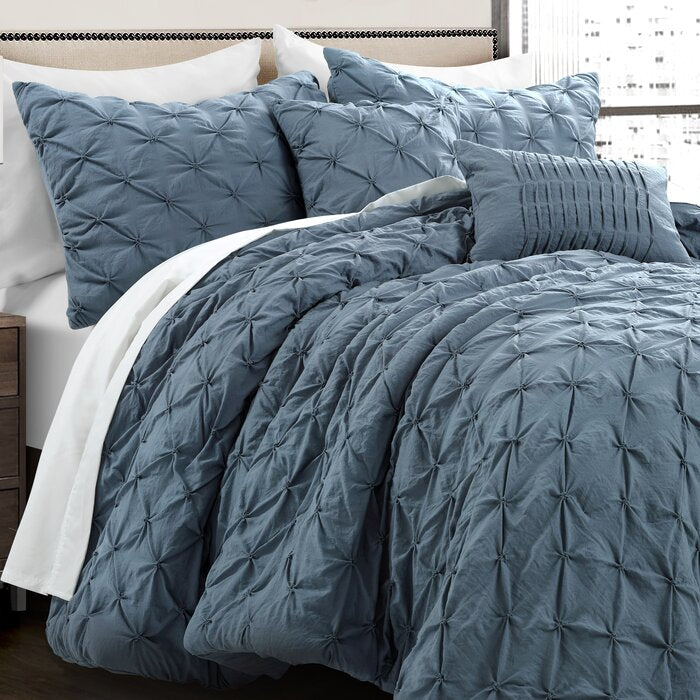 King Pettry Microfiber Comforter 5 Pieces Set
