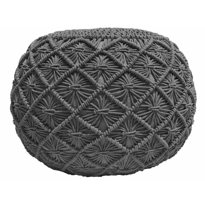 Phelan 20'' Wide Round Pouf Ottoman