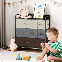 Load image into Gallery viewer, Brown/Gray/Beige Phil 7 - Drawer Dresser
