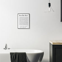 Load image into Gallery viewer, Phone Crossword Puzzle Bathroom Word Design - Print MRM/GL3434
