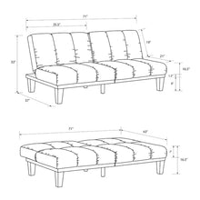 Load image into Gallery viewer, Picasso Full 71&#39;&#39; Wide Tight Back Convertible Sofa
