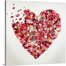 Load image into Gallery viewer, 16&quot; H x 16&quot; W x 1.25&quot; D Pieces Of My Heart by Sydney Edmunds - Painting on Canvas
