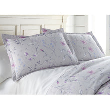 Load image into Gallery viewer, King Comforter + 2 Shams Gray Pierpoint Reversible Comforter SetSB1974
