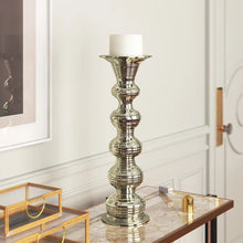 Load image into Gallery viewer, Pillar Tall Glass Candlestick
