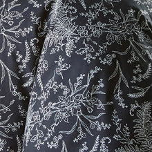 Load image into Gallery viewer, King/Cal. King Duvet Cover + 2 Shams Black Pinar Microfiber Reversible Traditional Duvet Cover Set
