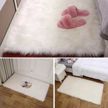 Load image into Gallery viewer, Pinckney Shag Faux Sheepskin Area Rug in White 4&#39; x 6&#39;
