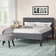 Load image into Gallery viewer, Pinheiro Tufted Upholstered Low Profile Platform QUEEN Bed 7212RR
