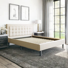 Load image into Gallery viewer, Tufted Upholstered Low Profile Platform Bed queen
