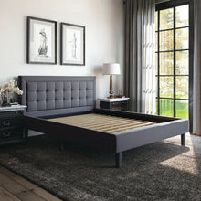Load image into Gallery viewer, Pinheiro Tufted Upholstered Low Profile Platform Bed queen
